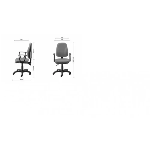 Fotel biurowy OFFICE PRODUCTS Paros, czarny-5184702