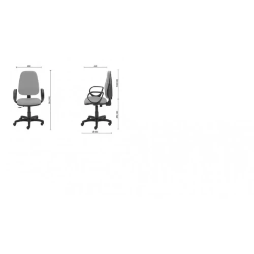 Fotel biurowy OFFICE PRODUCTS Evia, czarny-5184704