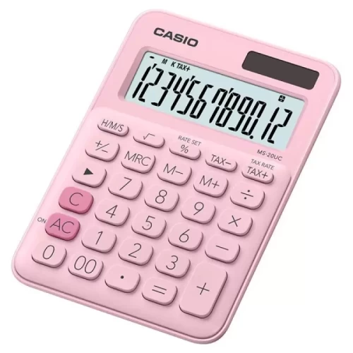Kalkulator biurowy Ms-20uc CASIO różowy-5224814