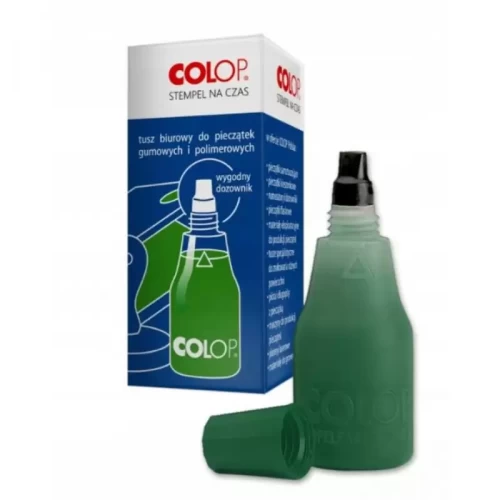 Tusz do pieczątek 25ml COLOP zielony-5232767
