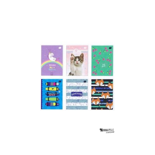 Zeszyt A4 32k. kolorowa 3linia INTERDRUK-5251722