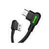Kabel USB MCDODO micro kątowy 1,2m czarny-5274269