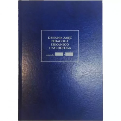 Dziennik zajęć pedagoga szkolnego (psychologa) A-4 MEN I/10-5287650
