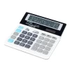 Kalkulator biurowy DONAU TECH, 12-cyfr. wyświetlacz, wym. 156x152x28 mm, biały-5297004