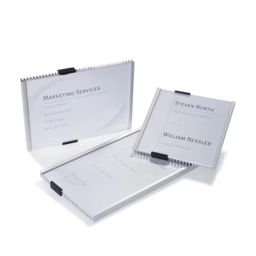 Tabliczka informacyjna DURABLE 14,9x10,5 aluminiowa-5296978