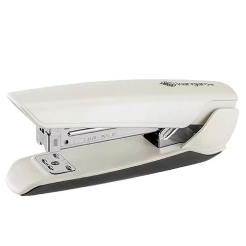 Zszywacz KANGARO Nowa-45, zszywa do 25 kartek, plastikowy, w pudełku PP, beżowy-5319153