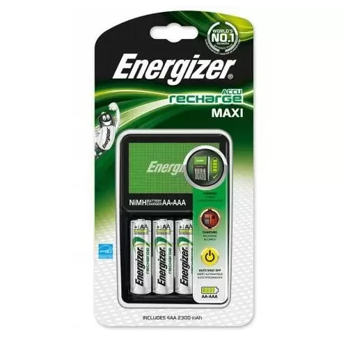 Ładowarka do akumulatorów ENERGIZER + akumulator AA 4szt-5341135