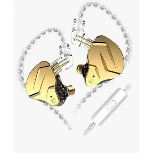 Słuchawki dokanałowe KZ ACOUSTICS Zsn pro x g mic gold-5347826