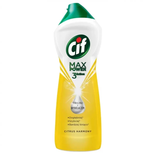 Mleczko do czyszczenia 750ml CIF żółte z wybielaczem-5459077