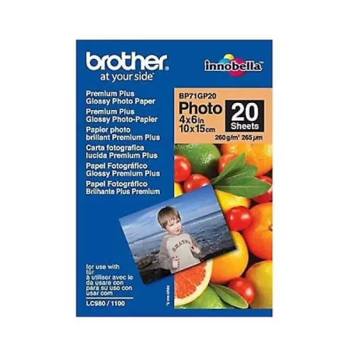 Papier fotograficzny 10x15 BROTHER 20 sztuk-5520696
