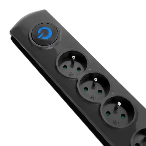 Listwa zasilająca Qoltec 50104 (1,5m; kolor czarny)-5547290