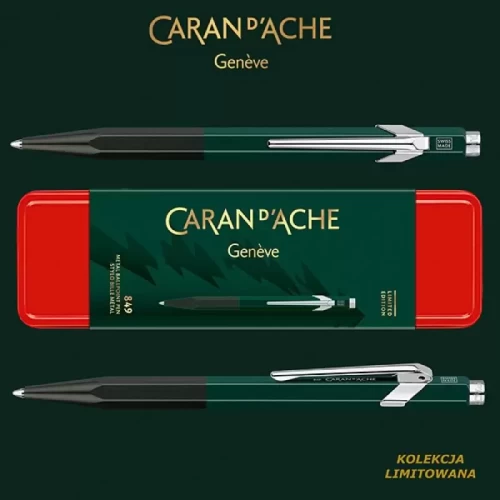 Długopis CARAN D'ACHE 849 Wonder Forest, M, zielony-5563804