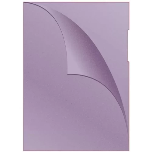 Obwoluta DONAU typu L, PP, A4, groszkowa, 120mikr., fioletowa-5891152