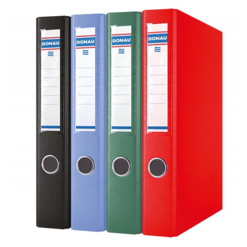 Segregator ringowy DONAU, PP, A4/4RD/30mm, niebieski-5891641