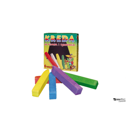 Kreda kolorowa 6szt.MAR-BOR B3-6041717