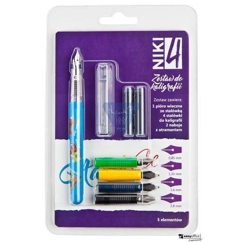 Zestaw szkolny do kaligrafii 5-częściowyKOH I NOOR  ZES-KASZ05-00504-6044686