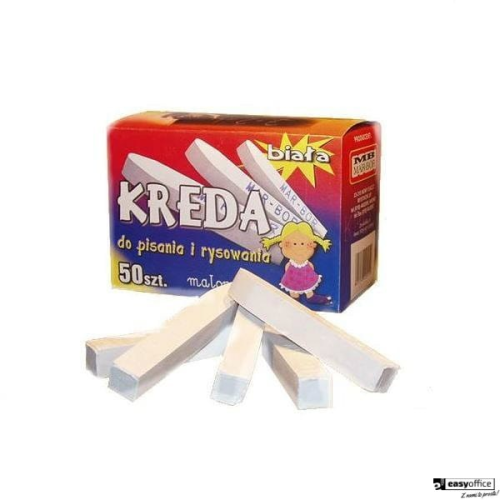 Kreda szk.B4 50szt.biała MAR-B OR-6048464