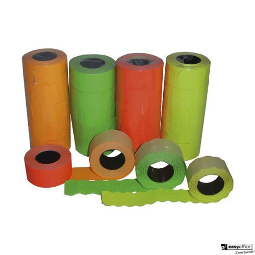 Taśma do metkownicy 2rzędowa 26x16mm prosta zielona-6049937