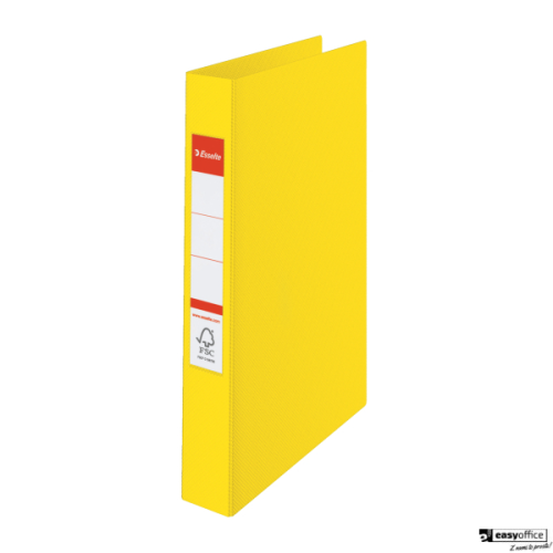 Segregator Esselte A4 z 2 kółkami, grzbiet 42 mm, żółty, , 14450-6051228