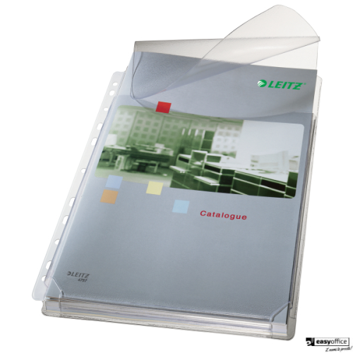 Koszulki na katalogi A4 LEITZ z klapką (5szt.) 170 mic. 47573003-6052903