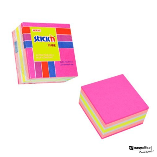 Bloczek STICK"N 51x51mm różowy-mix neon i pastel 21533-6053203