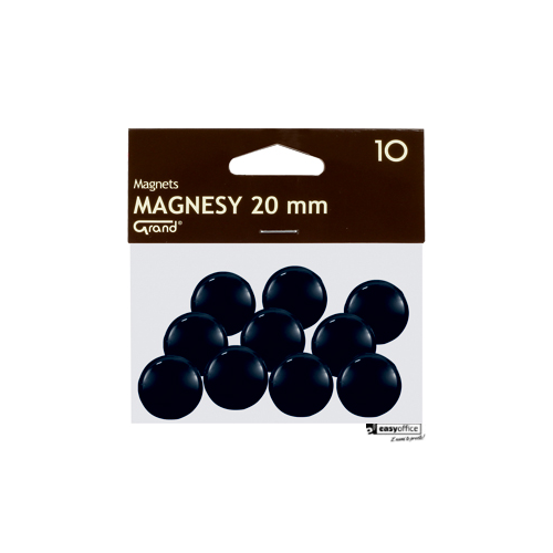 Magnes 20mm GRAND, czarny, 10 szt 130-1687-6053304