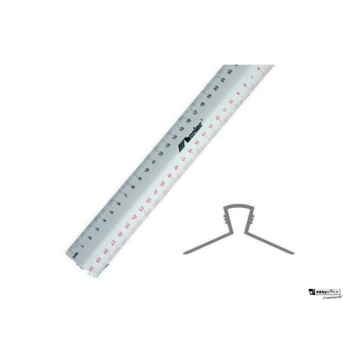 Linijka aluminiowa 30cm 30161 z uchwytem LENIAR-6055317