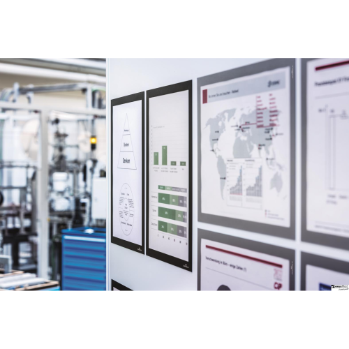 Ramka magnetyczna (5) A3 czarna 486801 DURABLE