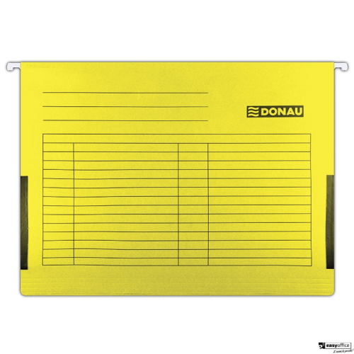 Teczka zaw.A4 żółta z boczkami płóciennymi 7420905-11 DONAU-6057483