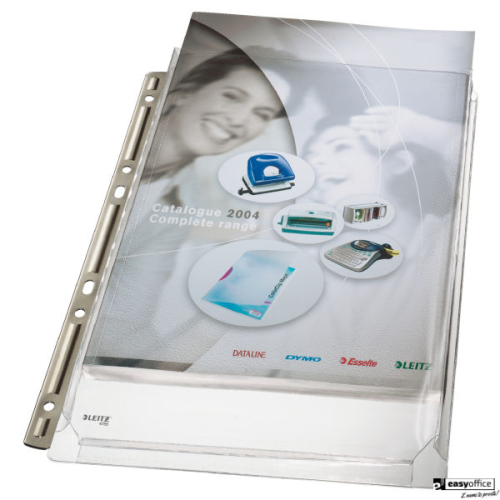 Koszulki na katalogi A4 LEITZ z metalową krawędzią 170 mic. 47553003-6058083