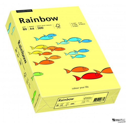 Papier xero kolorowy RAINBOW jasnożółty R12 88042297-6059280