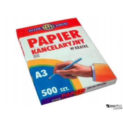 Papier kancelaryjny A3 kratka(500) INTERDRUK-6060839