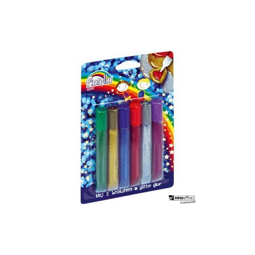 Klej brokatowy FIORELLO GR-BK13 6 kolorów x13ml 170-2232-6062458