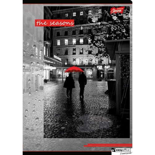 Zeszyt A5 80k linia  L mix dziewczęcy laminowany      UNIPAP 7103-6062479