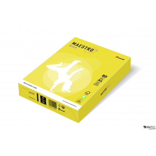 Papier xero MAESTRO COLOR A4 80g CY39 kanarkowy-6065431