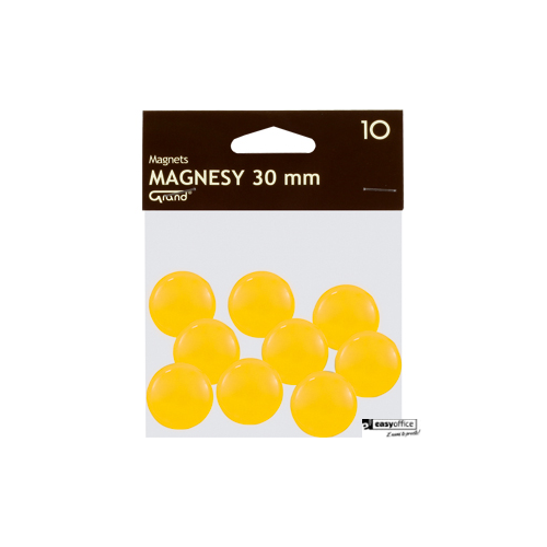Magnes 30mm GRAND, żółty, 10 szt 130-1698-6065498