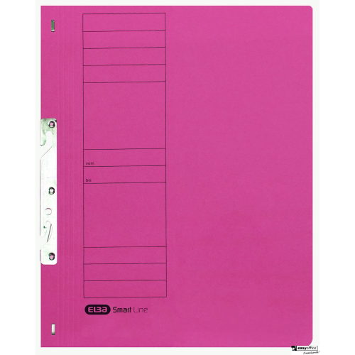 Skoroszyt kartonowy ELBA A4, hakowy, czerwony, 100551889-6066085