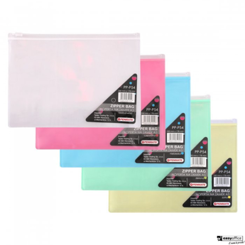 Koperta na zamek z PP A5 niebieska PENMATE TT6697-6066688