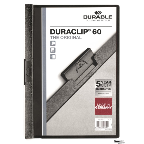 Skoroszyt DURABLE DURACLIP Original 60 czarny 2209-01-6066781