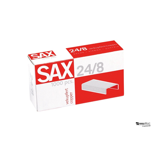 Zszywki SAX 248 miedziane, 1000szt.-6067470