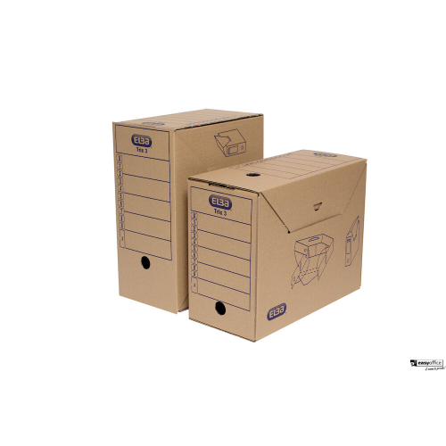 Karton archiwizacyjny TRIC 3 szerokość 15,5cm brązowy ELBA 100552624-6068563