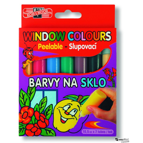 Farby witrażowe 9738 5kol+2kon 10.5ml KIN-6069108