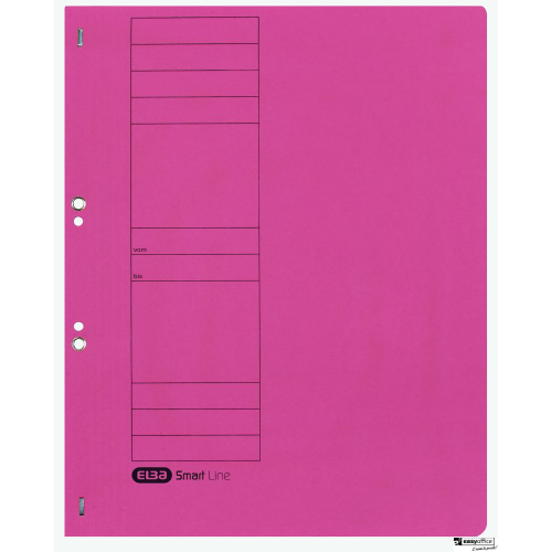 Skoroszyt kartonowy ELBA A4, oczkowy, czerwony, 100551875-6069365