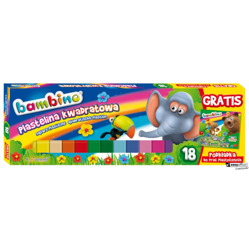 Plastelina BAMBINO 18kol.kwadrat-6069987
