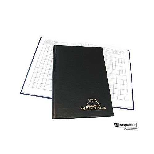 Książka korespondencyjna A4 300 kartek - czarna WARTA 1824-229-020-6070579