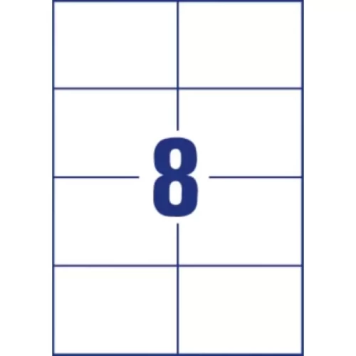 Etykieta samoprzylepna NATUNA 105x74 a'100 biała-6072776