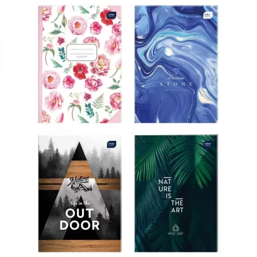 Zeszyt B5 160k INTERDRUK kratka półtwarad oprawa-6072782