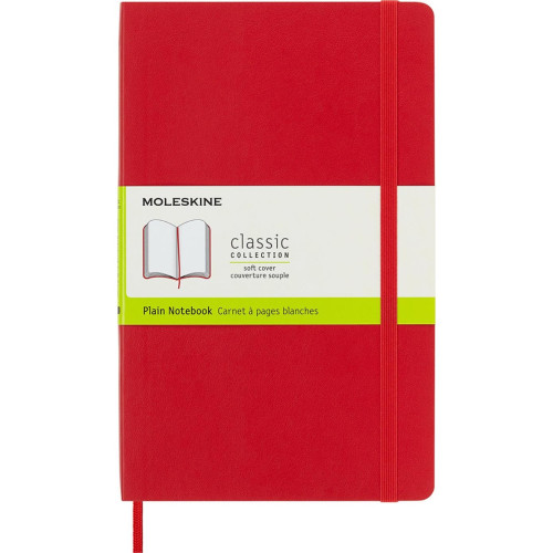 Notes MOLESKINE Classic L, 13x21cm, gładki, miękka oprawa, 192 strony, czerwony-C:\ProgramData\e-mo.pl\Action2sklep\zd