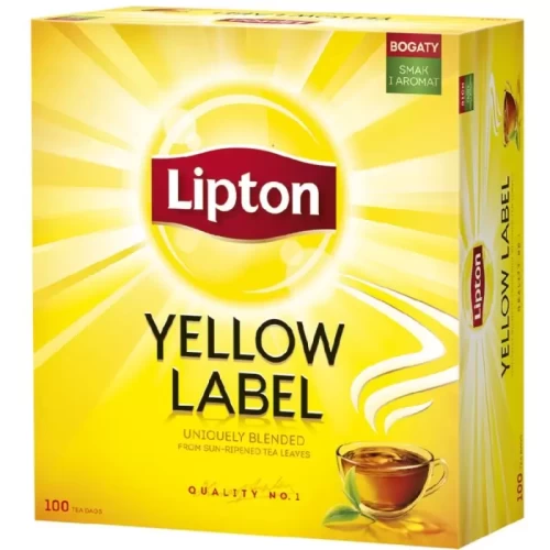 Herbata LIPTON Yellow Label 100 torebek