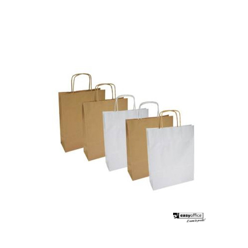 Torba papierowa ECOBAG 180x80x225 mm brązowa 10232030000 ekologiczna